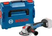Bosch GWX 18V-10 cordless angle grinder with case.
