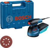 Bosch GEX 125-1 AE random orbital sander with case.