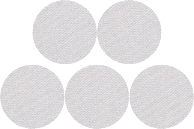 EXPERT M480 Sanding Net for Random Orbital Sanders 125 mm, G 120 5-pc Bosch sanding disc set for professional use.