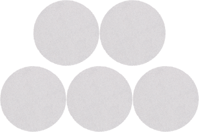 EXPERT M480 Sanding Net for Random Orbital Sanders 150 mm, G 180 5-pc Bosch sanding disc set for professional use.