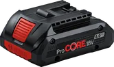 Bosch ProCORE 18V 4.0Ah battery pack.