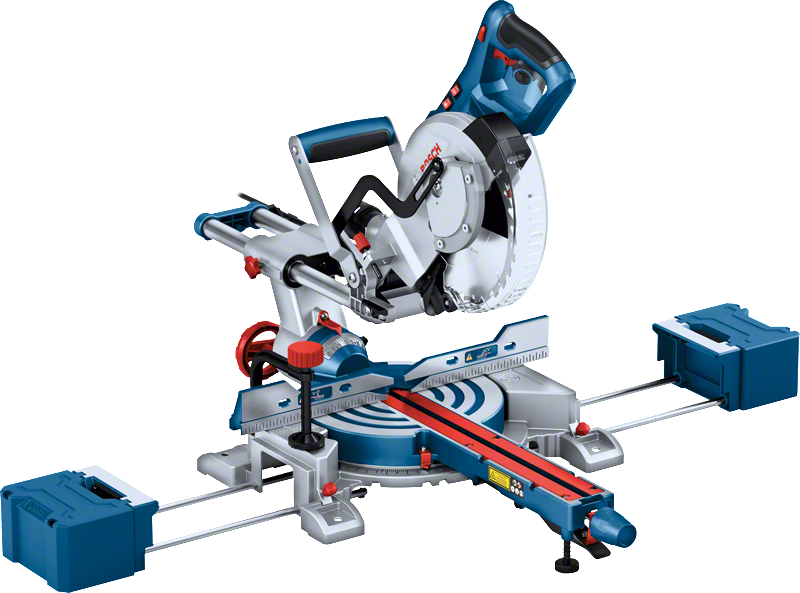 Bosch GCM 305-216 D mitre saw with sliding rail.