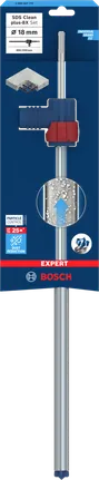 EXPERT SDS Clean plus-8X Hammer Drill Bit Set 18 x 400 x 550 Bosch 18mm EXPERT SDS Clean plus-8X drill bit.