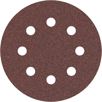 Bosch PRO E466 Sanding Disc 125 mm G180 with 8 holes.