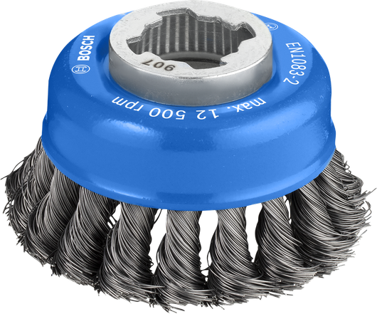 Bosch PRO Metal heavy X-Lock Cup Brush 75 mm for grinders.