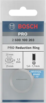 Bosch PRO reduction ring 25 x 1.2 x 20 mm.