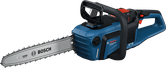 Bosch GKE 18V-40 cordless chainsaw with ProCORE battery.