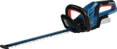 Bosch GHE 18V-50 cordless hedgecutter, ergonomic handle.