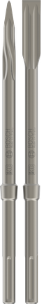 PRO SDS max-5C Chisel Set, Pointed 400 mm, Flat 25 x 400 mm, 2+2 pcs Bosch PRO SDS max-5C Chisel Set pointed and flat 400 mm.