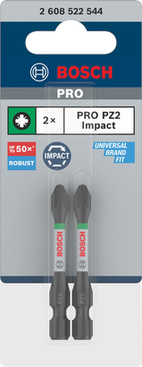 Object #200466694: 2608522544_bo_pro_p_f_1 Bosch PRO PZ2 impact bits 55 mm 2-pack.