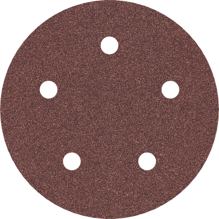 Bosch PRO E466 sanding disc 125 mm G120 with 5 holes.