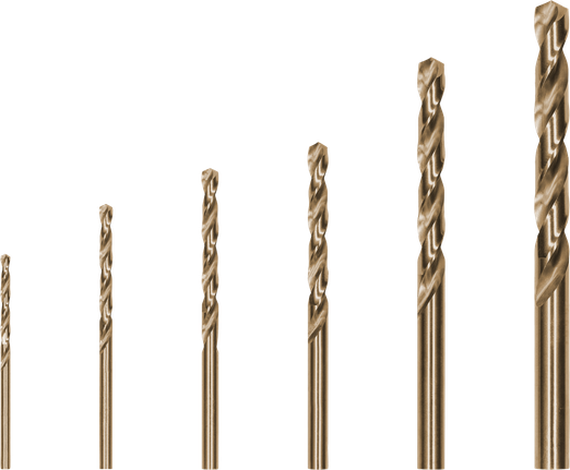 Bosch PRO Metal HSS-G Twist Drill Bit Set, 7 sizes.
