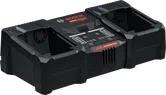 Bosch EXAL18V2-320 dual battery charger, ultra-fast charging.