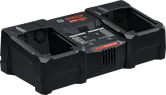 Bosch EXAL18V2-320 dual battery charger, ultra-fast charging.