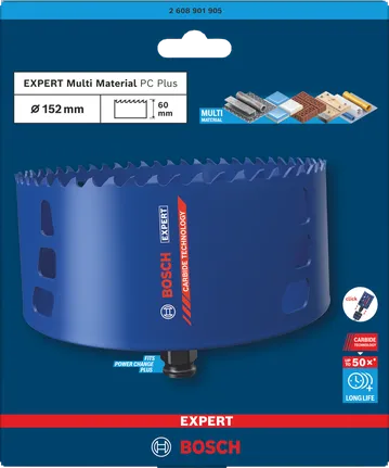 Bosch 152×60 mm multi material hole saw.