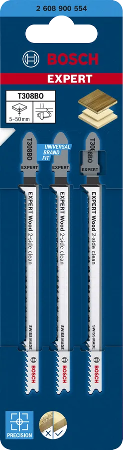 EXPERT Wood 2-side clean T308BO