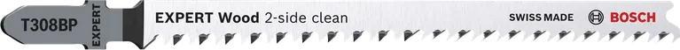 EXPERT Wood 2-side clean T308BP Jigsaw Blade, 3 pcs Bosch EXPERT Wood 2-side clean T308BP jigsaw blade.