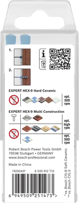 EXPERT HEX-9 Hard Ceramic and Multi Construction Set