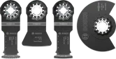 Bosch Flooring and Fitting Set, 4 piece multi-tool blades.