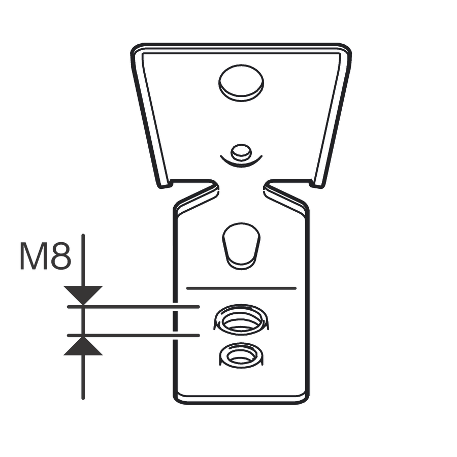 PRO FMI-M6/M8 Metal Hanger