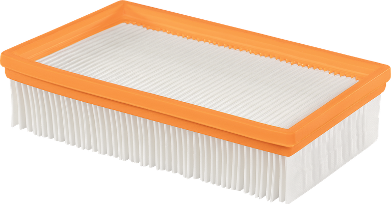 Bosch polyester flat-pleated filter for dust extraction.