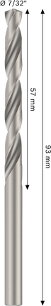 Bosch PRO Metal HSS-G Twist Drill Bit 7/32 inch.