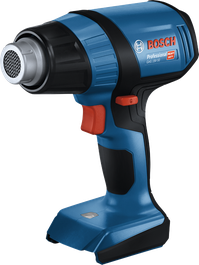 Bosch GHG 18V-50 cordless heat gun with two temperature levels.