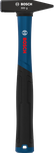 Bosch engineer's hammer 300 g with carbon steel head.