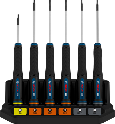 PRO Precision Screwdriver TX/TH/H Set, 6 pcs