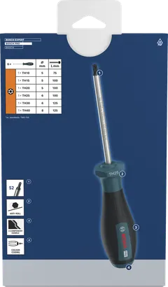 PRO Screwdriver Torx Security Set, 6 pcs