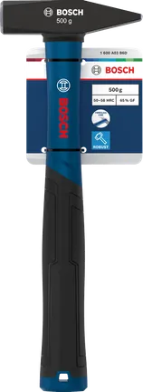 Bosch Engineer's Hammer 500 g with carbon steel head.