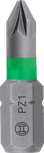 Bosch Extra Hard PZ1 screwdriver bit 25 mm.