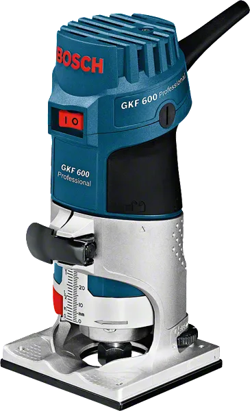 جهاز التوجيه اليدوي Bosch GKF 600، أداة نجارة مدمجة بقوة 600 وات.