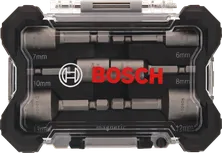 مجموعة مفاتيح ربط الصواميل المغناطيسية من Bosch في علبة واقية.