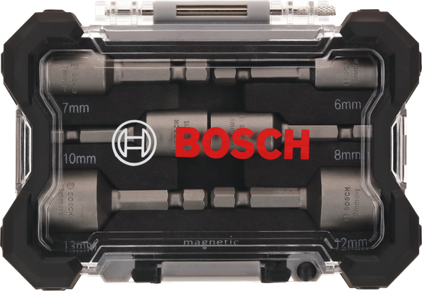 طقم صواميل Bosch مكون من 6 قطع 6–13 ملم.