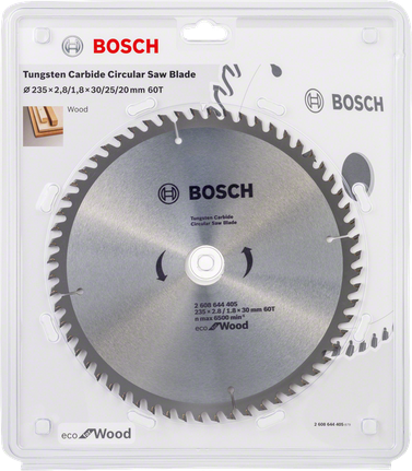 شفرة المنشار الدائرية من Bosch صديقة للبيئة للخشب.