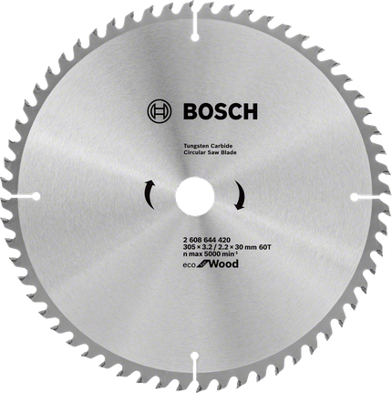 منشار دائري Bosch ايكو للخشب 305 مم 60 سن.