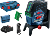 أداة تسوية الليزر Bosch GCL 2-50 CG مع الحقيبة والملحقات.