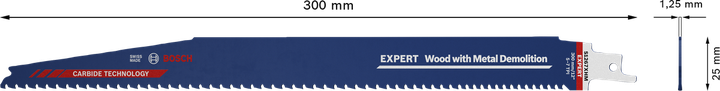 منشار هدم الخشب والمعادن Bosch EXPERT مقاس 300 مم.