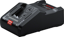 شاحن البطارية Bosch GAL 18V-160 C مع تعزيز الطاقة.
