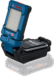 مصباح العمل اللاسلكي Bosch GLI 18V-800 مع لوحة LED.