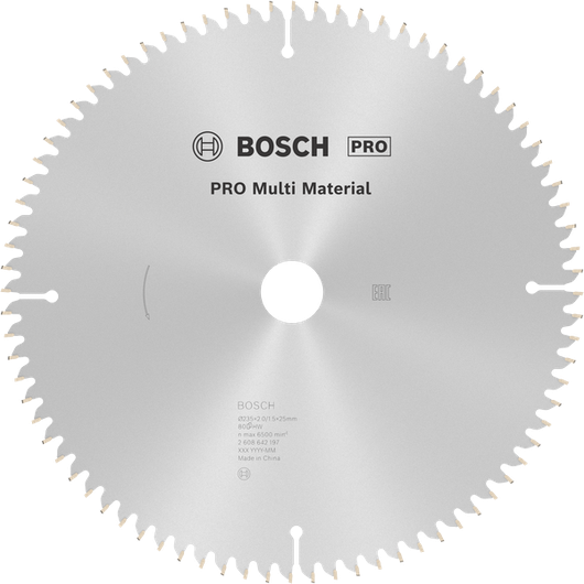 شفرة المنشار الدائرية Bosch PRO متعددة المواد 235 ملم.