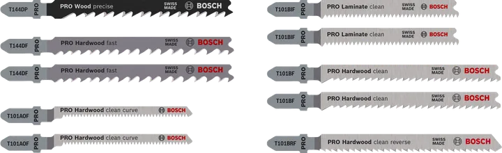 مجموعة Bosch PRO للأخشاب الصلبة والصفائحية 83 مم 10 قطع.