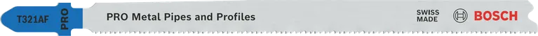 شفرة المنشار الكهربائي Bosch T321AF للأنابيب والمقاطع المعدنية.