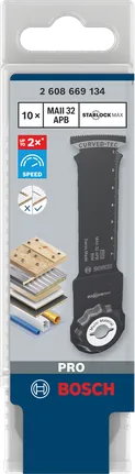 شفرة قطع غاطسة Bosch PRO MAII 32 APB مقاس 32×80 مم، 10 قطع.