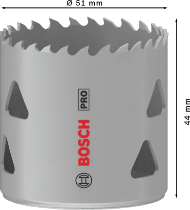 منشار ثقب متعدد المواد Bosch PRO بقطر 51 مم.