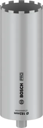 قاطعة النواة Bosch PRO الرطبة مقاس 182 مم لحفر البناء.