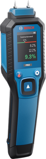 مقياس رطوبة المواد Bosch GMP 1-13 مع شاشة عرض رقمية.
