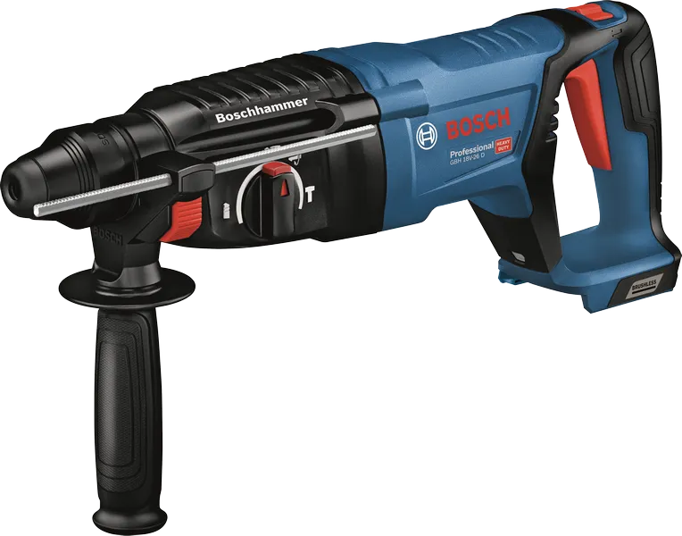 مثقاب مطرقة دوارة لاسلكي من Bosch GBH 18V-26 D.