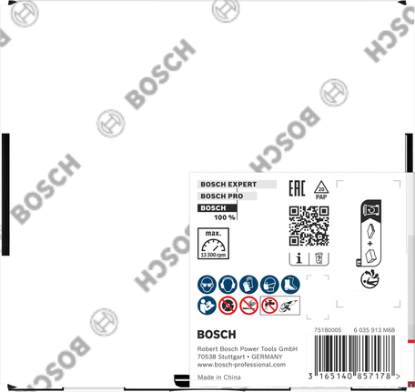 عبوة أقراص قطع الماس متعددة المواد من Bosch، مقاس 115 مم.